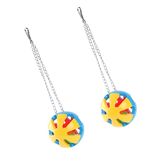 LIOOBO 2 Stück Papageienspielzeugball Kauspielzeug Für Vögel Glocke Hängend Bunt Papagei Lernspielzeug Kauspielzeug Für Papageien Trainingsspielzeug Für Papageien Plastik LIOOBO 2 Stück Papageienspielzeugball Kauspielzeug Für Vögel Glocke Hängend Bunt Papagei Lernspielzeug Kauspielzeug Für Papageien Trainingsspielzeug Für Papageien Plastik von LIOOBO