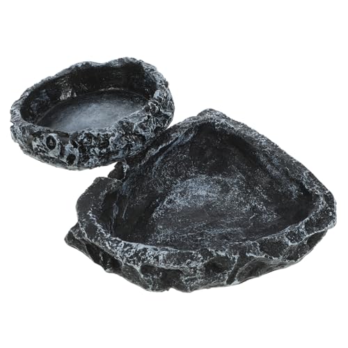 LIOOBO 2 Stück Teiliges Reptilien Futternapf Wasserschale für Schildkröten Echsen und Schlangen für Fütterung und Tränke Ihrer Haustiere Natürliche für und Einladendes Design LIOOBO 2 Stück Teiliges Reptilien Futternapf Wasserschale für Schildkröten Echsen und Schlangen für Fütterung und Tränke Ihrer Haustiere Natürliche für und Einladendes Design von LIOOBO