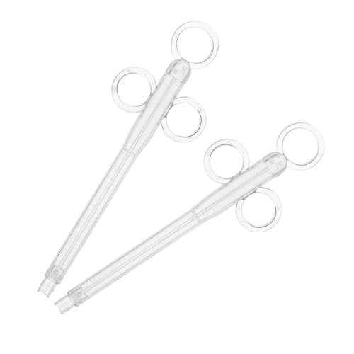 LIOOBO 2 Stück Transparentes Handfütterungsgerät für Papageien und Tauben für Flüssigfutter von LIOOBO