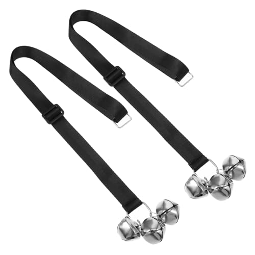 LIOOBO 2stücke Hunde Türglocken Trainer Mit Verstellbarem Seil Für Effektives Töpfchen-Training Installieren Mit Haftschlaufen Langlebiges Material Geeignet Für Türarten von LIOOBO