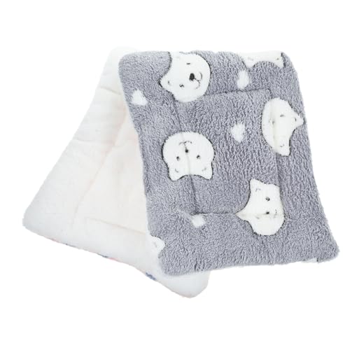 LIOOBO 2stücke Winter-Pads Für Kleine Haustiere Bequeme Schlafmatte Für Hamster Dicke Warme Tierdecke Für Käfigeinlagen Und Gemütliche Ruheplätze von LIOOBO