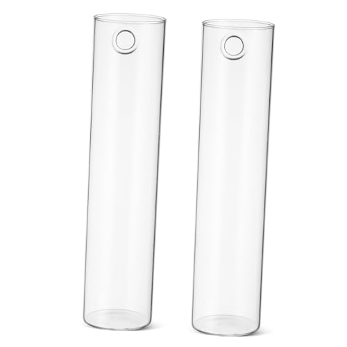 LIOOBO 2stücke Zylindervasen Glas Hängend Wandpflanzgefäße Für Zimmerpflanzen Durchsichtige Terrarien Vasen Heimdekore LIOOBO 2stücke Zylindervasen Glas Hängend Wandpflanzgefäße Für Zimmerpflanzen Durchsichtige Terrarien Vasen Heimdekore von LIOOBO