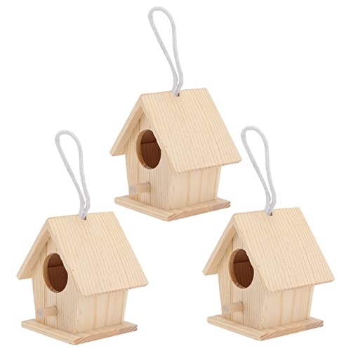 LIOOBO 3 Stück Dekoratives Imitationsvogel Nest für Garten und Balkon Vogelhaus aus Naturmaterialien für Osterfeiern Fotorequisiten und Gartenverschönerung von LIOOBO