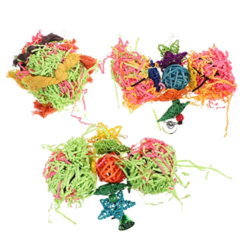 LIOOBO 3stücke Holzspielzeug Für Vögel Bunte Kauspielzeuge Für Papageien Und Wellensittiche Sicher Und Langlebig Zum Kauen Und Spielen Im Käfig LIOOBO 3stücke Holzspielzeug Für Vögel Bunte Kauspielzeuge Für Papageien Und Wellensittiche Sicher Und Langlebig Zum Kauen Und Spielen Im Käfig von LIOOBO