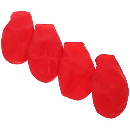 LIOOBO 4 Stück Haustier wasserdichte Schuhe Pfote Regenstiefel für Hunde Doggy Regen Stiefel Körperpflege Nicht Datei Traktion Hundeschuhe Hundestiefel Schuhe für Hunde LIOOBO 4 Stück Haustier wasserdichte Schuhe Pfote Regenstiefel für Hunde Doggy Regen Stiefel Körperpflege Nicht Datei Traktion Hundeschuhe Hundestiefel Schuhe für Hunde von LIOOBO