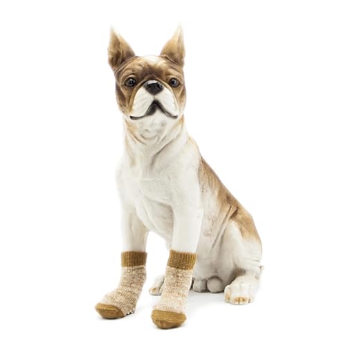LIOOBO 4 Stück Hunde Socken Set aus Baumwolle rutschfeste Pfotenschutz Socken für Hunde Warm Atmungsaktiv für Drinnen und Draußen Schützt Hundepfoten vor Verletzungen LIOOBO 4 Stück Hunde Socken Set aus Baumwolle rutschfeste Pfotenschutz Socken für Hunde Warm Atmungsaktiv für Drinnen und Draußen Schützt Hundepfoten vor Verletzungen von LIOOBO