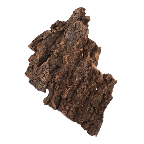 LIOOBO 4 Stück Teiliges Reptilien Fütterungsbox aus Natürlicher Korkrinde Langlebiges Landschaftsmaterial für Terrarien als Versteck und Kletterhilfe für Eidechsen Schildkröten und von LIOOBO