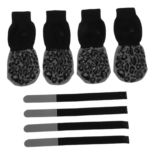 LIOOBO 4 Stück rutschfeste Haustiersocken für Holzfußböden Komfortable Leise Indoor Socken für Haustiere Einfach Anzuziehen für Mittelgroße und Große Hunde LIOOBO 4 Stück rutschfeste Haustiersocken für Holzfußböden Komfortable Leise Indoor Socken für Haustiere Einfach Anzuziehen für Mittelgroße und Große Hunde von LIOOBO