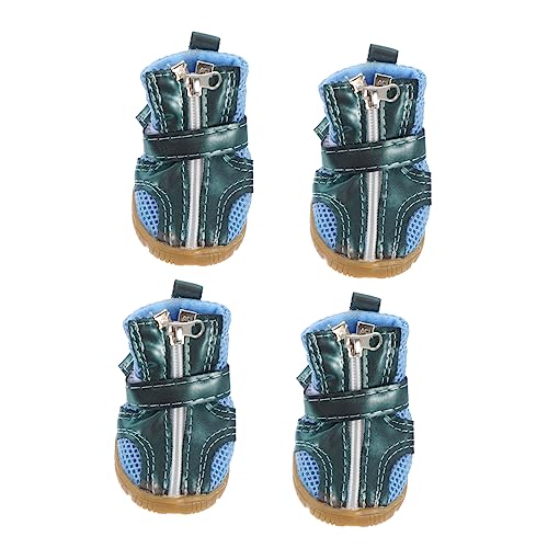 LIOOBO 4 Stück rutschfeste Hundeschuhe Mit Rindersehnensohle Hundestiefel Für Kleine Hunde Hundestiefel Für Den Winter Atmungsaktive Hundestiefel Hundeschuhe Für Heißes Pflaster LIOOBO 4 Stück rutschfeste Hundeschuhe Mit Rindersehnensohle Hundestiefel Für Kleine Hunde Hundestiefel Für Den Winter Atmungsaktive Hundestiefel Hundeschuhe Für Heißes Pflaster von LIOOBO