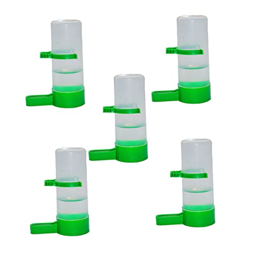 LIOOBO 5Stücke Automatischer Vogeltrinker Teilig Wasserspender für Kleine für Wellensittiche und Nymphensittiche zu Installieren Schlammsicher Platzsparend für Käfige LIOOBO 5Stücke Automatischer Vogeltrinker Teilig Wasserspender für Kleine für Wellensittiche und Nymphensittiche zu Installieren Schlammsicher Platzsparend für Käfige von LIOOBO