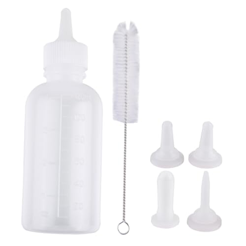 LIOOBO 6 Stück Teiliges Haustier Nursing Flaschen Milchflaschen mit Messanzeige und Reinigungsbürste Sichere Fütterung für Kleine Hunde und Katzen Tragbar für Unterwegs LIOOBO 6 Stück Teiliges Haustier Nursing Flaschen Milchflaschen mit Messanzeige und Reinigungsbürste Sichere Fütterung für Kleine Hunde und Katzen Tragbar für Unterwegs von LIOOBO