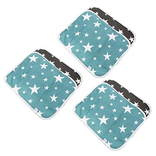 LIOOBO 6 Stück pet pinkelmatte Trainingsmatte Bett Meerschweincheneinlagen waschbar Unterlage Pads Wurf Hamster einstreu pet Bed Haustierschlafmatte Hamsternestmatte Polyesterfaser füllen von LIOOBO