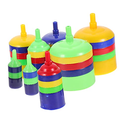 LIOOBO 8St Pumpenstein Vogelkäfig riesig Batterie Dekoration Tierkäfig Kugelhahnschlauch Bubble Diffuser Luftblasenstein Blasendiffusor Sauerstoffdiffusor für Aquarien abs neues Material von LIOOBO