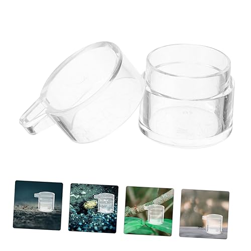 LIOOBO Ameisen Trinkschale Wasserspender Antentränke Nest Fütterungsschale Bruchsicher Transparent Leicht zu Reinigen Kompakt für Ameisenfarm von LIOOBO
