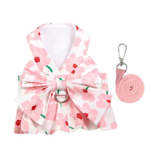 LIOOBO Atmungsaktives für Kleine für Puppenkleid mit Niedlichem Trompetenblumen Design und Schleifenakzent LIOOBO Atmungsaktives für Kleine für Puppenkleid mit Niedlichem Trompetenblumen Design und Schleifenakzent von LIOOBO
