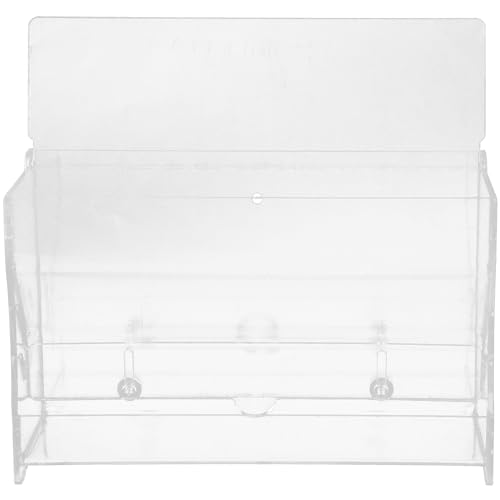 LIOOBO Automatische Mulde Essen Hühnerfutter Futterautomat für Hühner Vogel Fütterer Huhn automatisch Werkzeug Mehrzweck-Papageien-Futterspender Vogelfutterfuttermittel Acryl Transparent LIOOBO Automatische Mulde Essen Hühnerfutter Futterautomat für Hühner Vogel Fütterer Huhn automatisch Werkzeug Mehrzweck-Papageien-Futterspender Vogelfutterfuttermittel Acryl Transparent von LIOOBO