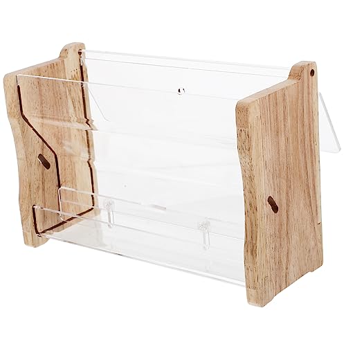 LIOOBO Automatische Mulde Futterautomat Für Hühner Selbst Vogelhändler Tablett Vogel Fütterer Füttern Vogelfütterer Trog Klein Papagei Futterspender Feedgie -Feeder Im Freien Acryl Beige LIOOBO Automatische Mulde Futterautomat Für Hühner Selbst Vogelhändler Tablett Vogel Fütterer Füttern Vogelfütterer Trog Klein Papagei Futterspender Feedgie -Feeder Im Freien Acryl Beige von LIOOBO