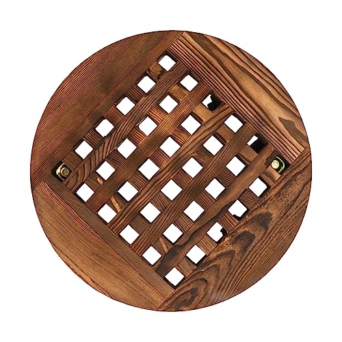 LIOOBO Basis für Blumentöpfe Blumentopf Steht im Freien groß Anlage Kindergarten schubkarre Pflanztöpfe aus Holz Tablett Pflanzschale aus Holz mit Rädern hölzern Brown LIOOBO Basis für Blumentöpfe Blumentopf Steht im Freien groß Anlage Kindergarten schubkarre Pflanztöpfe aus Holz Tablett Pflanzschale aus Holz mit Rädern hölzern Brown von LIOOBO