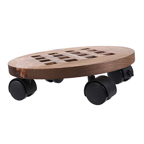 LIOOBO Blumentopfblumenhalter Tablett drinnen Rundmasche für Blumentopf Anlage Wagen für Blumentöpfe Pflanzen Bewegliche Pflanztöpfe Basis für Blumentöpfe hölzern Brown LIOOBO Blumentopfblumenhalter Tablett drinnen Rundmasche für Blumentopf Anlage Wagen für Blumentöpfe Pflanzen Bewegliche Pflanztöpfe Basis für Blumentöpfe hölzern Brown von LIOOBO