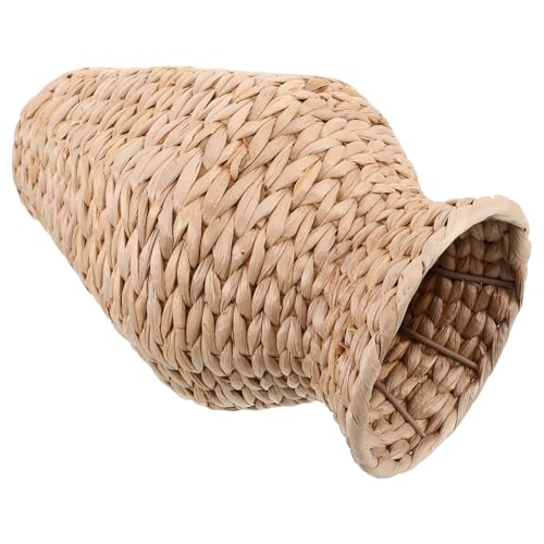 LIOOBO Boho Vase: Vintage Gewebter Blumenhalter - Handgemachte Strohvase Für Blumenarrangements - Blumenhalter Für Schreibtisch- Oder Bodendekoration LIOOBO Boho Vase: Vintage Gewebter Blumenhalter - Handgemachte Strohvase Für Blumenarrangements - Blumenhalter Für Schreibtisch- Oder Bodendekoration von LIOOBO