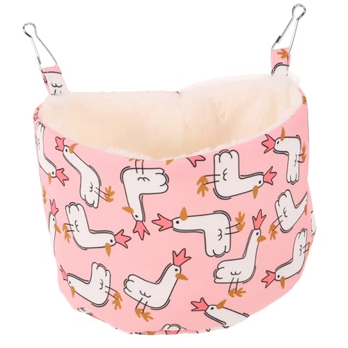 LIOOBO Hamster Hängematte Mit Warmem Schlafnest Gemütlicher Rückzugsort Für Kleintiere Für Hamster Meerschweinchen Und Zwerghamster Vielseitig Einsetzbar Käfigen Design LIOOBO Hamster Hängematte Mit Warmem Schlafnest Gemütlicher Rückzugsort Für Kleintiere Für Hamster Meerschweinchen Und Zwerghamster Vielseitig Einsetzbar Käfigen Design von LIOOBO