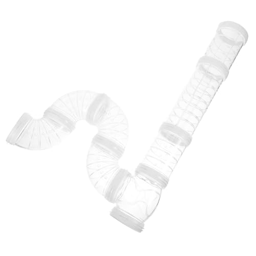 LIOOBO Hamster Tunnel Set Transparent DIY Verbindungstunnel Externer Sportstunnel für und Kleine Haustiere Erweiterbarer Käfig mit Sichtrohren für Bewegung und Interaktion LIOOBO Hamster Tunnel Set Transparent DIY Verbindungstunnel Externer Sportstunnel für und Kleine Haustiere Erweiterbarer Käfig mit Sichtrohren für Bewegung und Interaktion von LIOOBO
