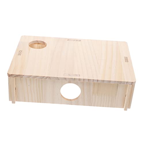 LIOOBO Hamster Versteckspielzeug aus Holz Labyrinth für Kleine Zimmer und Entspannen Sicheres und Langlebiges Haustierhaus für Hamster und Meerschweinchen LIOOBO Hamster Versteckspielzeug aus Holz Labyrinth für Kleine Zimmer und Entspannen Sicheres und Langlebiges Haustierhaus für Hamster und Meerschweinchen von LIOOBO