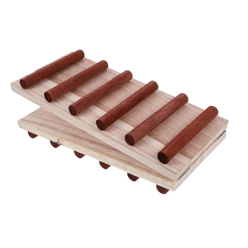 LIOOBO Hamster-bogenbrückenleiter Knuddelig Für Hamster Plattformhaus Für Hamster Klettern Kletterspielzeug Drinnen Käfigrampe Hamsterkäfig Hamsterhaus Kletterleiter Mit Hölzern von LIOOBO