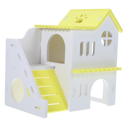 LIOOBO Hamsterhaus Rampen Bunte Villa Für Hamster Meerschweinchen Und Chinchillas Rückzugsort Mit Privatem Und Langlebig LIOOBO Hamsterhaus Rampen Bunte Villa Für Hamster Meerschweinchen Und Chinchillas Rückzugsort Mit Privatem Und Langlebig von LIOOBO