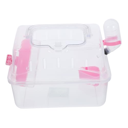 LIOOBO Hamstertragekäfig Tragbare Transportbox Für Hamster Und Kleintiere Für Ausflüge Und Und Praktisch von LIOOBO
