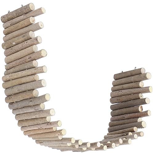 LIOOBO Holz Hamsterzaun Spielzeug für Kleine Haustiere Verstellbar Sicher und Langlebig Selbstgemacht Zaunspielzeug für Hamster und Chinchillas Installieren von LIOOBO