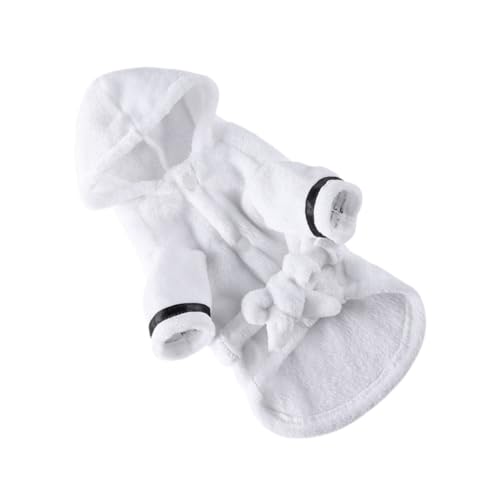 LIOOBO Haustier Bademantel Kleidung Hunderoben klein welpen Bademantel für mit Hundebademantel zum Trocknen von Hunden Hundehandtuch zum Trocknen von Hunden Polyester Weiß LIOOBO Haustier Bademantel Kleidung Hunderoben klein welpen Bademantel für mit Hundebademantel zum Trocknen von Hunden Hundehandtuch zum Trocknen von Hunden Polyester Weiß von LIOOBO
