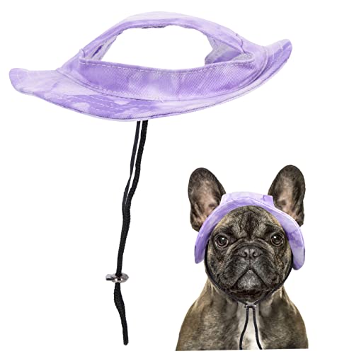 LIOOBO Haustier-Baseballmütze Hut für Hund Schirmmütze für Welpen Hundemützen für mittelgroße Hunde Schutz im Freien Sonne Hund Ball Kappe Outdoor-Welpe Baumwolle Violett LIOOBO Haustier-Baseballmütze Hut für Hund Schirmmütze für Welpen Hundemützen für mittelgroße Hunde Schutz im Freien Sonne Hund Ball Kappe Outdoor-Welpe Baumwolle Violett von LIOOBO