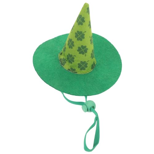 LIOOBO Haustier Hut Katze Hundemützen Für Hunde Hund Bucket Hat Hut Für Haustierkostüme Zubehör Körperpflege Klein Hundepartyhut Hunde-Cosplay-kostüm Green Baumwolle Polyester von LIOOBO