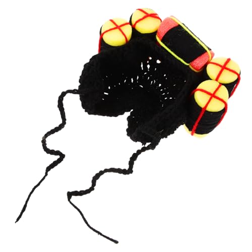 LIOOBO Haustier Hut Kostüm Hut Glitzern Party Hüte Für Haustierhut Plaudern Cosplay Haustiere Züchten Zeigen Lustig Dekoration Netter Hut Kopfbedeckung Halloween-Hund-mütze Schwamm von LIOOBO