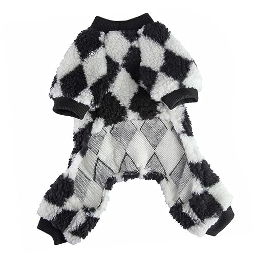 LIOOBO Footed Dog Pajamas Aus Flanell Für Haustiere Bequeme Und Atmungsaktive Einteilige Schlafanzüge Für Hunde Für Zuhause Und Winter Kreatives Für Hundeliebhaber von LIOOBO