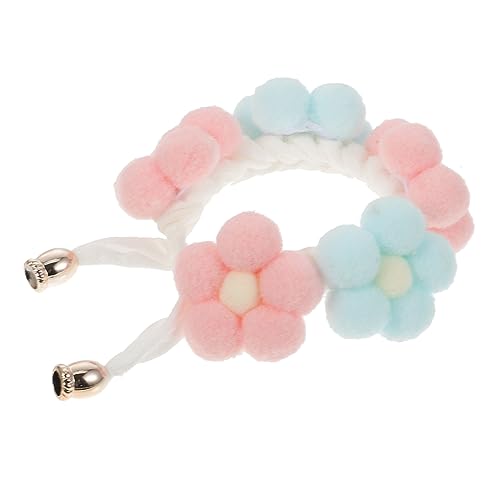 LIOOBO Haustierhalsband Stichworte klein -Outfit Katzenzubehör Haustierkostümzubehör mit für Welpen handgemachter Kragen Strickkragen für Haustiere Welpenzubehör Garn Blau LIOOBO Haustierhalsband Stichworte klein -Outfit Katzenzubehör Haustierkostümzubehör mit für Welpen handgemachter Kragen Strickkragen für Haustiere Welpenzubehör Garn Blau von LIOOBO