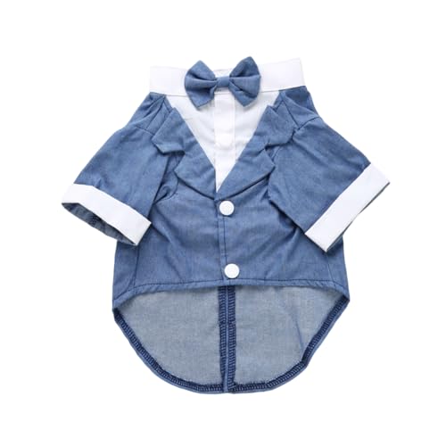 LIOOBO Hundeanzug für Besondere Anlässe Bowtie Kostüm für Haustiere Bequem und Stylisch für Hochzeiten Partys und Feiertage Blau LIOOBO Hundeanzug für Besondere Anlässe Bowtie Kostüm für Haustiere Bequem und Stylisch für Hochzeiten Partys und Feiertage Blau von LIOOBO