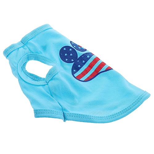 LIOOBO Welpenkleidung Hundehemd Kleine Haustierkleidung Bequeme Sommer-Shirt Für Hunde Xs von LIOOBO