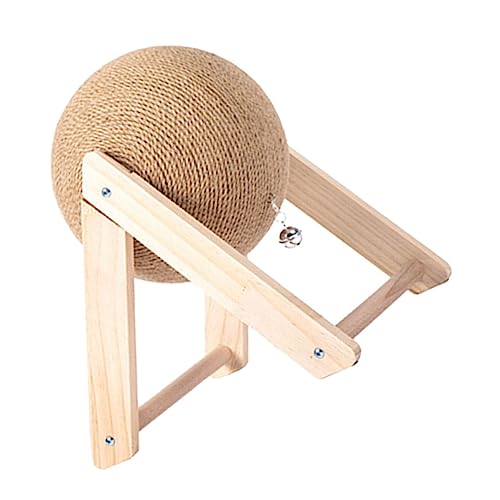 LIOOBO Katzen Kratzball Sisal Interaktives Katzenspielzeug Kätzchen Kratzballspielzeug Für Katzen Spielzeugbälle Für Katzen Katzenkratzkugel Große Katze Kratzt Holz LIOOBO Katzen Kratzball Sisal Interaktives Katzenspielzeug Kätzchen Kratzballspielzeug Für Katzen Spielzeugbälle Für Katzen Katzenkratzkugel Große Katze Kratzt Holz von LIOOBO