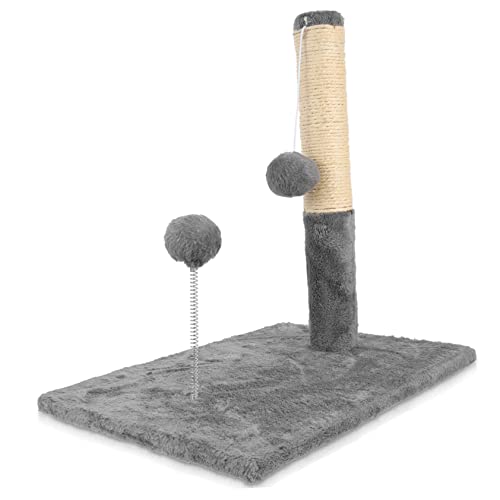 LIOOBO Katzenklettergerüst Katzenstreu Kratzbaum Post Kratzen kratzbäume für Katzen drinnen Katzenkratzer Katzenkatze Kratzer Katzenkratzlounge Katzenpfostenkratzer Hanfseil Grau LIOOBO Katzenklettergerüst Katzenstreu Kratzbaum Post Kratzen kratzbäume für Katzen drinnen Katzenkratzer Katzenkatze Kratzer Katzenkratzlounge Katzenpfostenkratzer Hanfseil Grau von LIOOBO