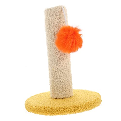 LIOOBO Katzenkletterstange Katze Kratzt Drinnen Aus Kätzchen Kratzbaum Für Wohnungskatzen Grau Katzenkratzer Kratzunterlage Für Katzen Katzenzubehör Post Flanell von LIOOBO