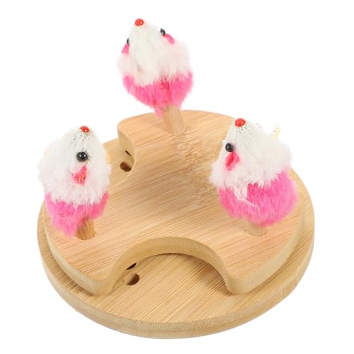 LIOOBO Katzenspielzeug Gyro -Plattenspieler Katzenzubehör Katzen-Teaser- Katze Wohnungskatzen Kätzchen Übungsspielzeug Kätzchen Khaki Holz Zufällige Farbe LIOOBO Katzenspielzeug Gyro -Plattenspieler Katzenzubehör Katzen-Teaser- Katze Wohnungskatzen Kätzchen Übungsspielzeug Kätzchen Khaki Holz Zufällige Farbe von LIOOBO