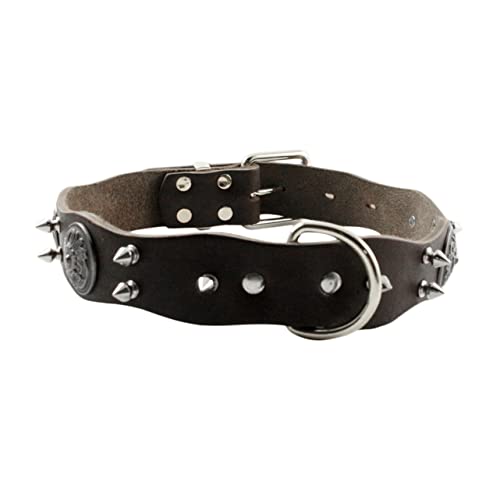 LIOOBO Kaugleckenkragen groß Welpe Mittel Collier Hundehalsband Hund Halsband Hund Halskette Brown LIOOBO Kaugleckenkragen groß Welpe Mittel Collier Hundehalsband Hund Halsband Hund Halskette Brown von LIOOBO