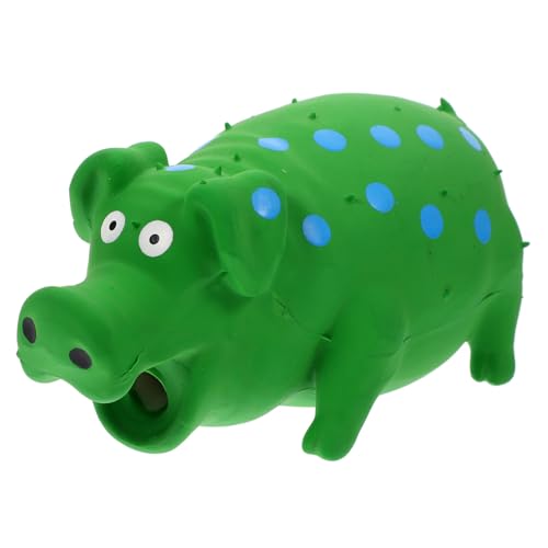 LIOOBO Kauspielzeug Für Kleine Hunde Quietschendes Und Langlebiges Pig-Design Und Zahnen Fördert Kauverhalten Und Schützt Ihre Möbel von LIOOBO