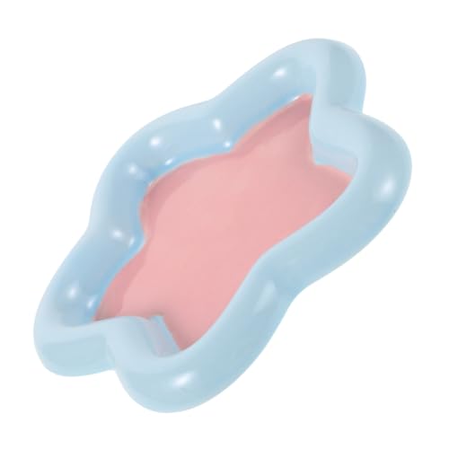LIOOBO Keramische Katzenschüssel Sternförmige Whisker Freundliche Fressschale für Katzen und Kleine Hygienische Futter und Wasserschale zu Reinigen von LIOOBO