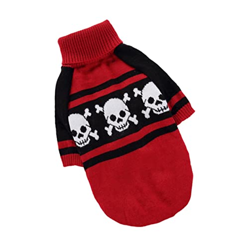 LIOOBO Kleidung für Haustiere Halloween-Kostüme für Hunde Katzenkostüm Halloween Kreativ Party klein Haustier-Outfit Haustierkleidung Haustierbekleidung Acryl rot von LIOOBO