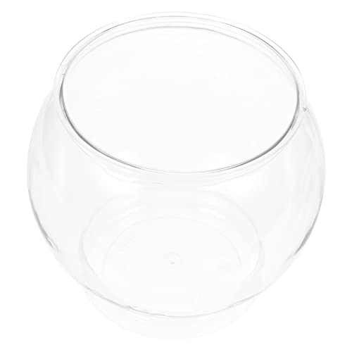 LIOOBO Kleines Aquarium für Goldfische Bruchsicherer Kunststoff Fischtank für Schreibtisch Transparentes Design für Pflanzen und Fische Landschaftsdekor Perfektes für Freunde und Familie von LIOOBO