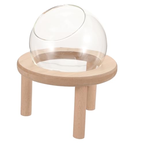 LIOOBO Kleintier Sandbad Box aus Glas mit Holzunterlage Sanddicht Multifunktionale Hamsterbadewanne und Toilette Geeignet für Kleine Haustiere Pflegeleicht und Langlebig LIOOBO Kleintier Sandbad Box aus Glas mit Holzunterlage Sanddicht Multifunktionale Hamsterbadewanne und Toilette Geeignet für Kleine Haustiere Pflegeleicht und Langlebig von LIOOBO
