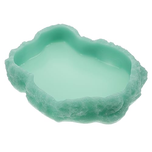 LIOOBO Luminous Reptile Feeding Plate aus Strapazierfähigem Harz Wassernapf für Reptilien für Eidechsen und Schildkröten Leicht zu Reinigen und für Futter und Wasser LIOOBO Luminous Reptile Feeding Plate aus Strapazierfähigem Harz Wassernapf für Reptilien für Eidechsen und Schildkröten Leicht zu Reinigen und für Futter und Wasser von LIOOBO